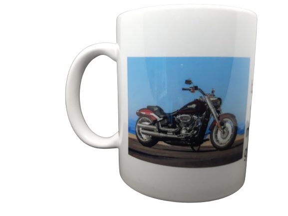 Mok wit bedrukt met foto en naam