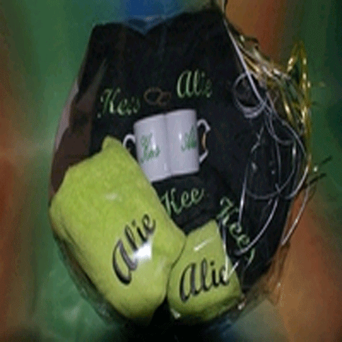 Badtextiel  Special Love  kado met naam