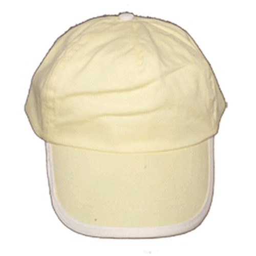 Kinder cap geel / bedrukking max. 100×60 mm