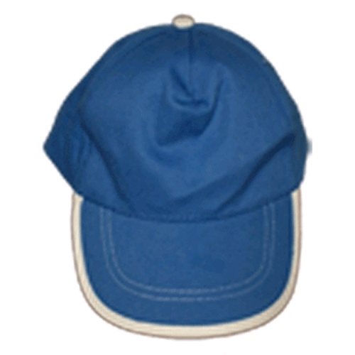 Kinder cap kobalt blauw / bedrukking max. 100×60 mm