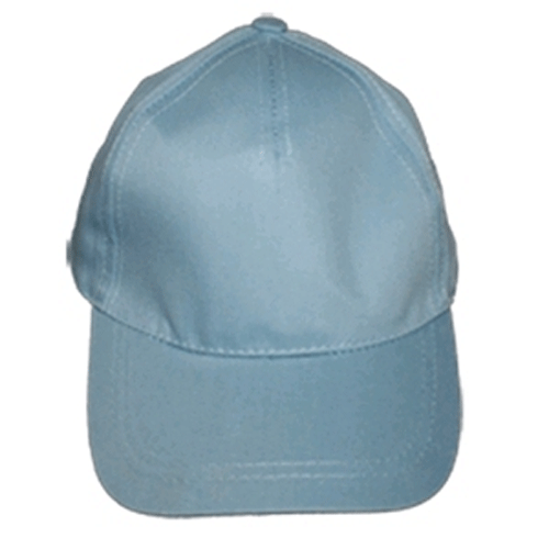 Kinder cap licht blauw / bedrukking max. 100×60 mm