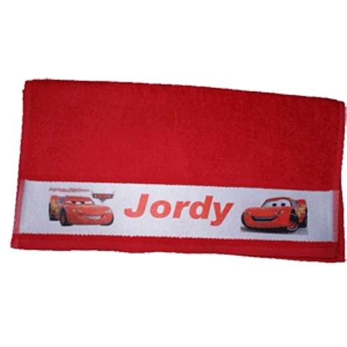 Gastendoekje  met naam en afbeelding